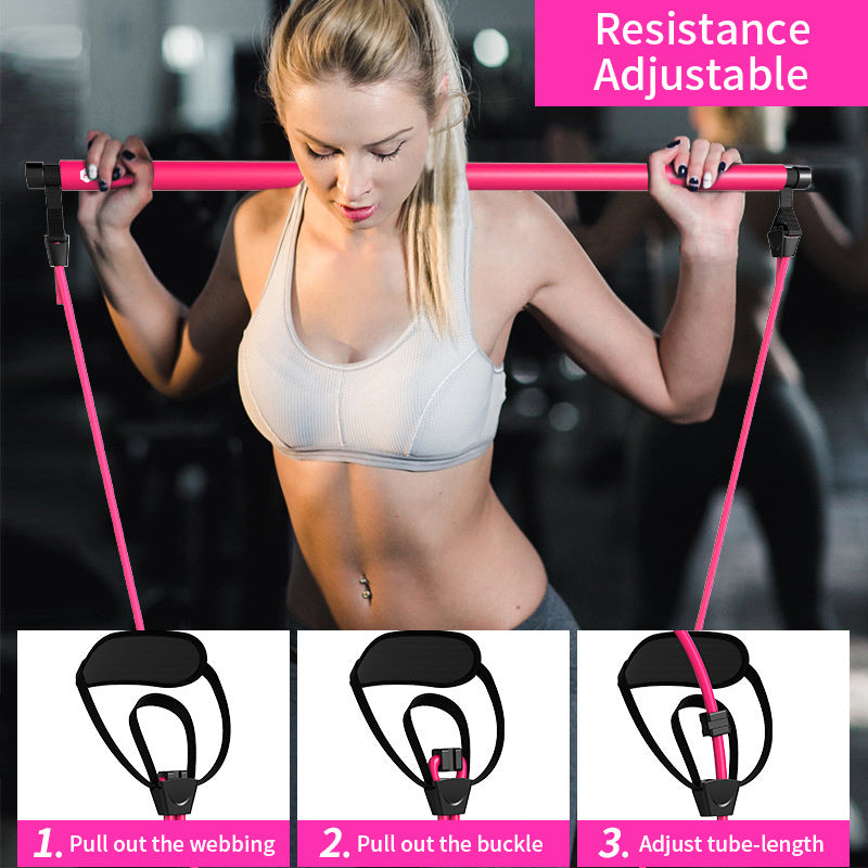 Expansor de Pecho y Brazos – Cuerda de Resistencia Ajustable