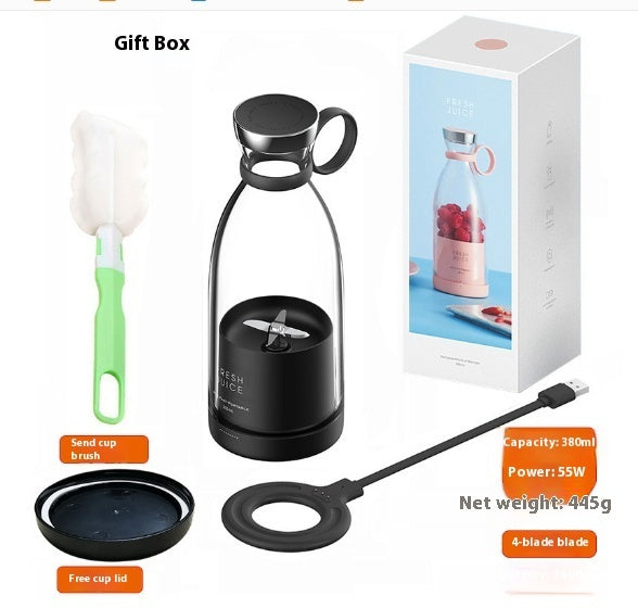 Licuadora Portátil USB Recargable 350ml – Smoothies y Batidos al Instante