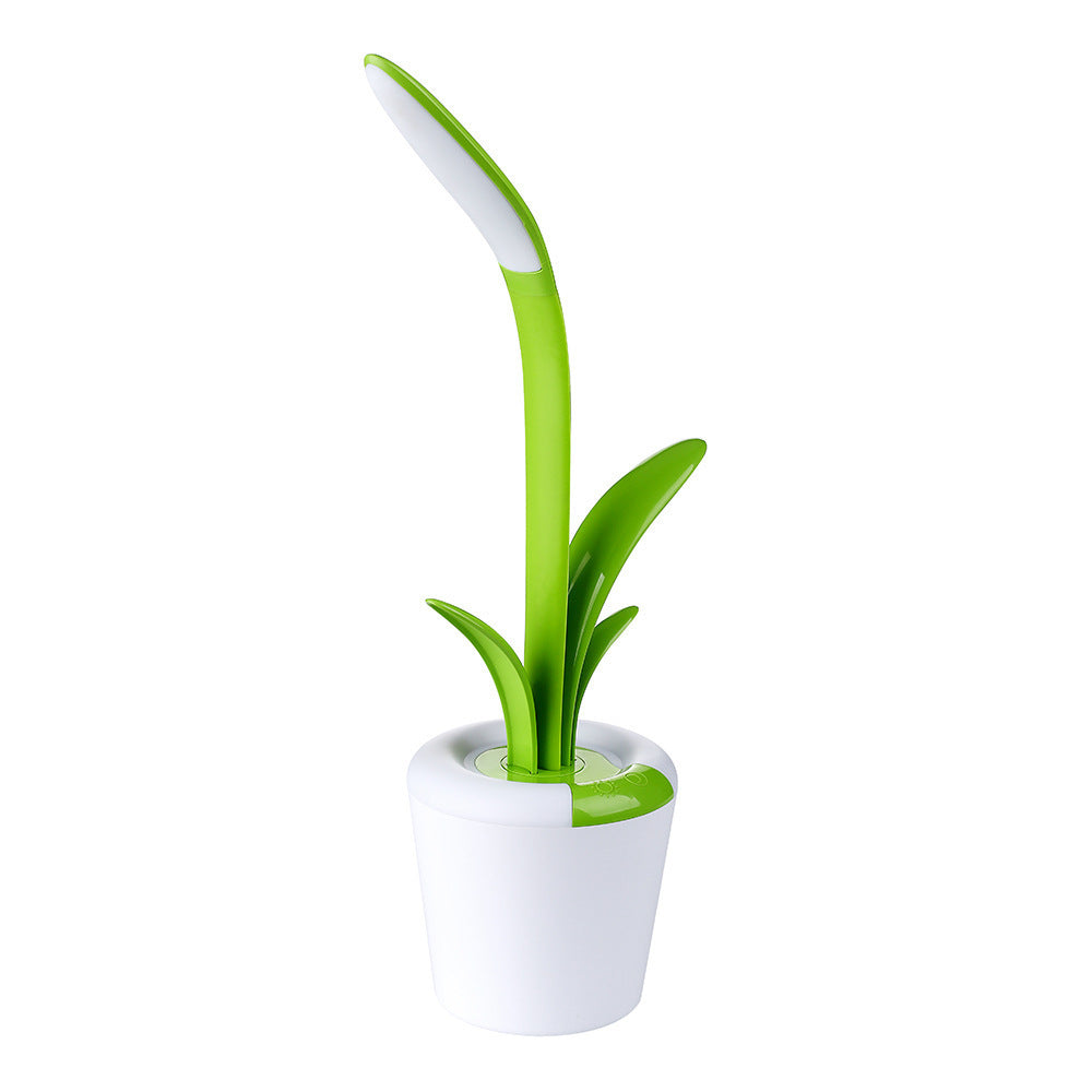 Lámpara LED Recargable con forma de planta y Protección Ocular – 3 Niveles y Luz Ambiental