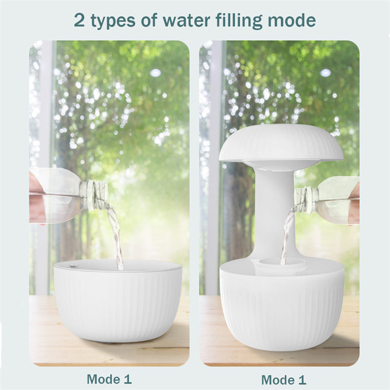 Humidificador Antigravedad con Gotas Flotantes – Aromaterapia y Silencioso
