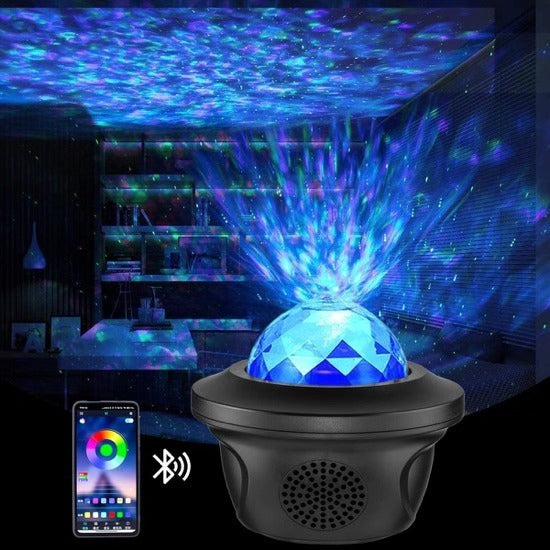 Proyector LED Astronauta con Cielo Estrellado – Lámpara de Noche y Decoración