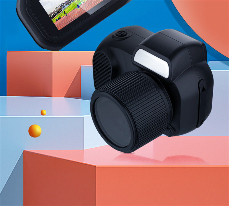 Mini Cámara Retro Full HD con Pantalla – Portátil y Multifuncional