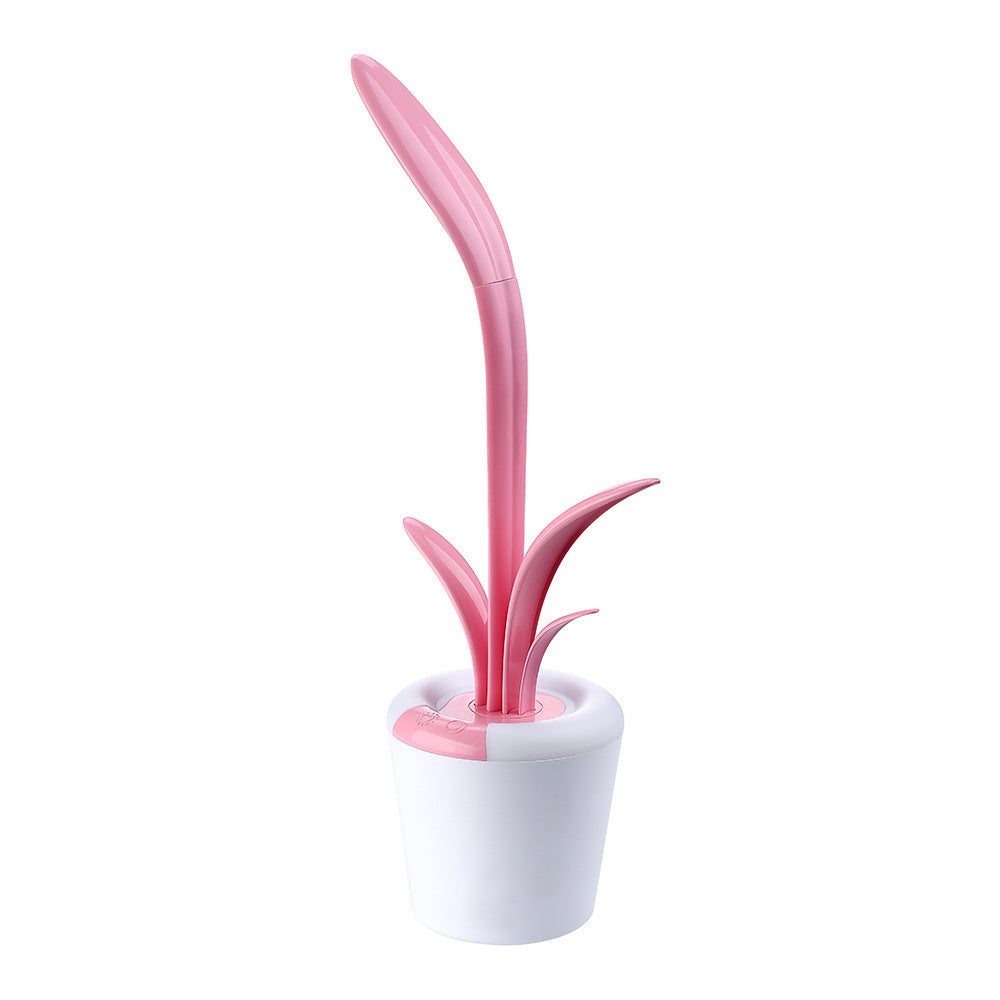 Lámpara LED Recargable con forma de planta y Protección Ocular – 3 Niveles y Luz Ambiental