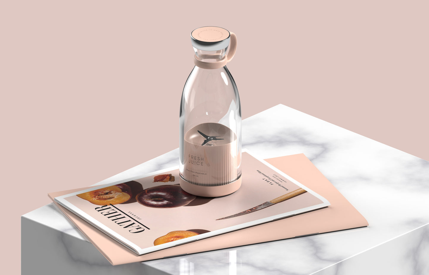 Licuadora Portátil USB Recargable 350ml – Smoothies y Batidos al Instante