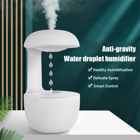 Humidificador Antigravedad con Gotas Flotantes – Aromaterapia y Silencioso
