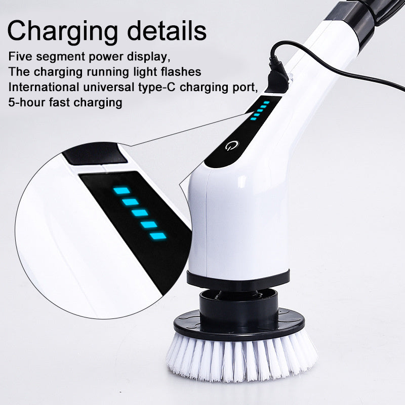 Cepillo Eléctrico de Limpieza 7 en 1 – Recargable, Multisuperficie y Portátil